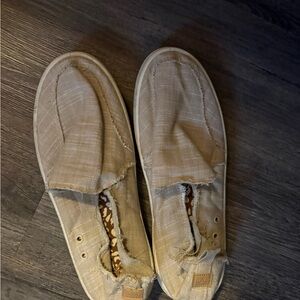 Roxy Cream Slip-On Loafers